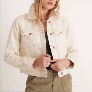 Marine Layer Embroidered Denim Jacket
